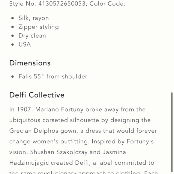 Anthropologie by Delfi collective ombré finge dress - Picture 4 of 9